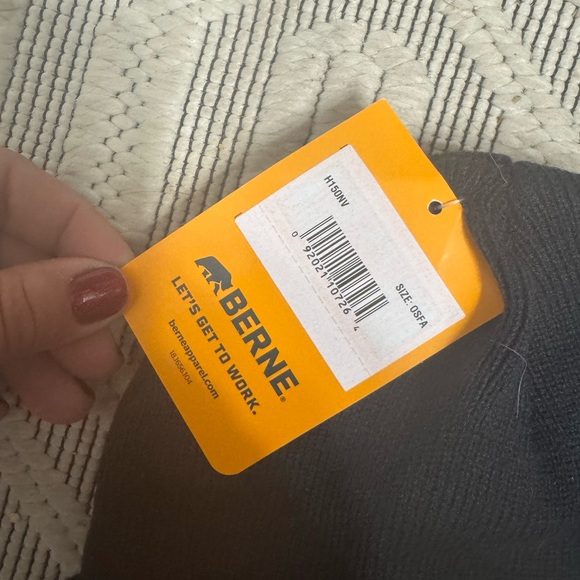 Berne Navy Blue Beanie - Picture 2 of 2